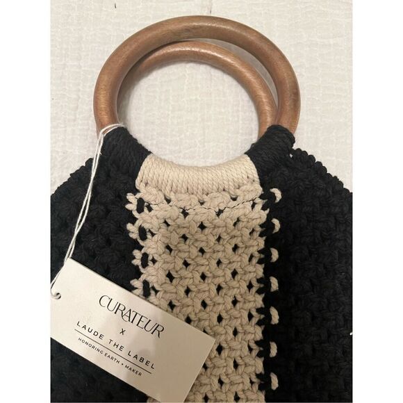 Rachel Zoe X LAUDE THE LABLE Gabby Mini Macrame Bag NEW NWT - Picture 5 of 10